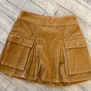 NWT Wild Fable Camel Corduroy Skirt